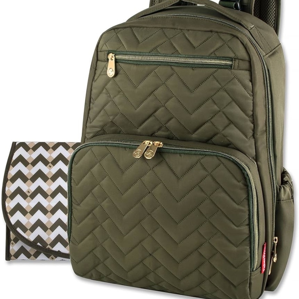 Fisher-Price Morgan Quilted Diaper Backpack
